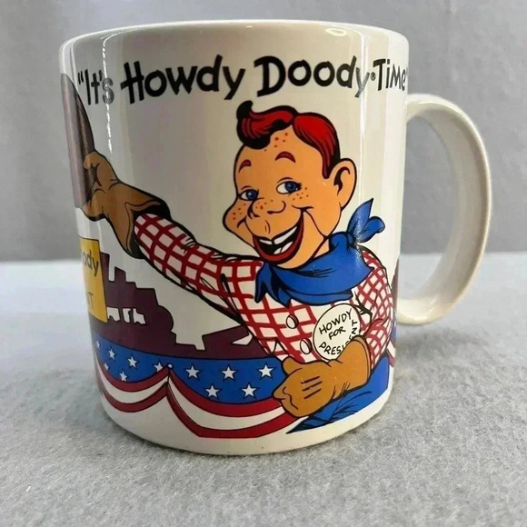Howdy Doody for President Mug 1988 THREE CHEERS FROM APPLAUSE TM - Picture 1 of 7